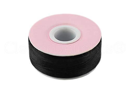 Black Size L Prewound Bobbins 144PCS 60WT Polyester Thread Cardboard-Sided