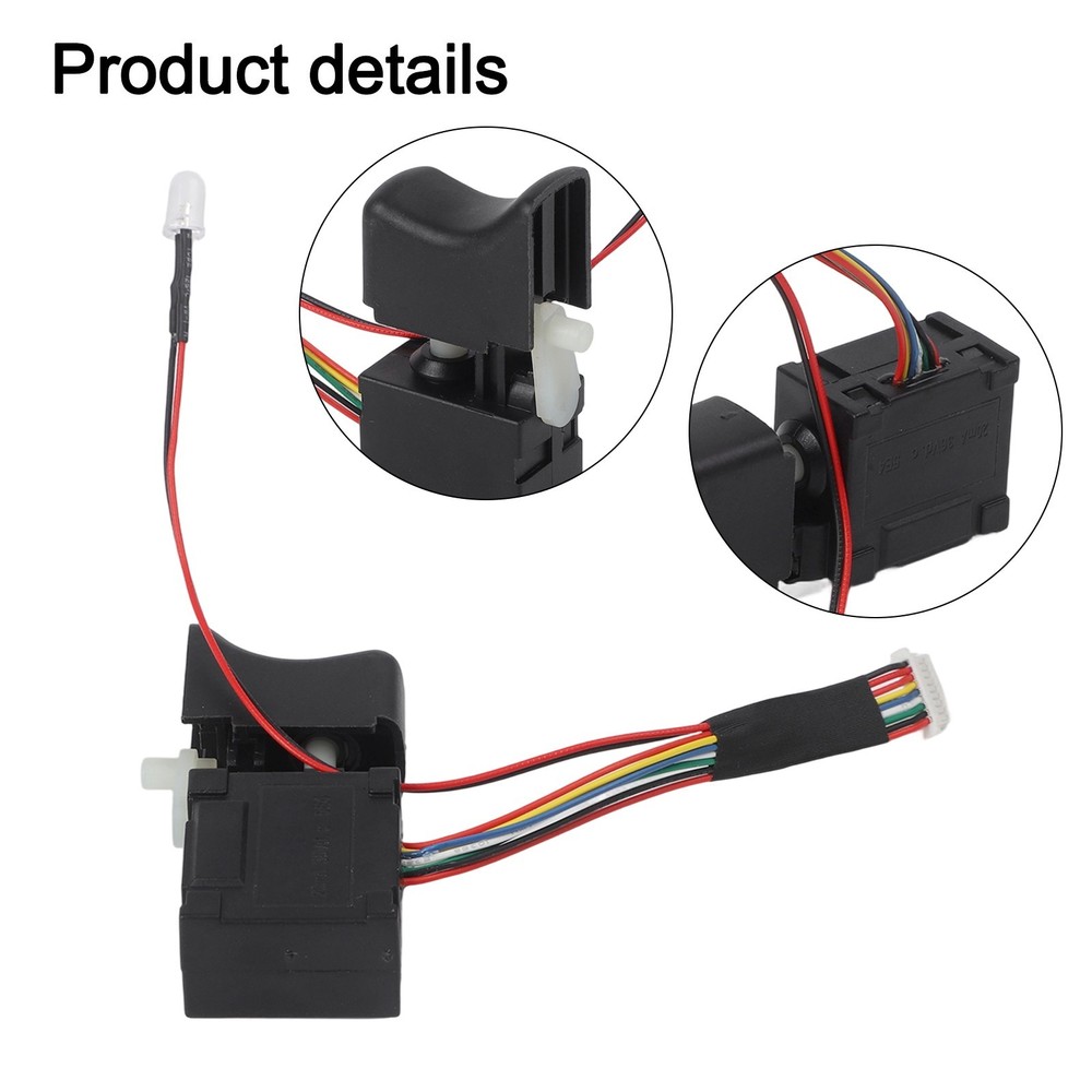 Trigger Switch Light 1pcs Cordless Electric Replace Trigger Switch 36V