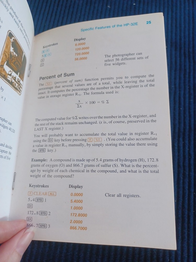 HP-32E Owner’s Handbook