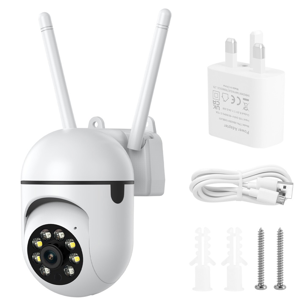 ✅Wireless 2.4G WiFi Security Camera System Smart Night Vision Cam 1080P