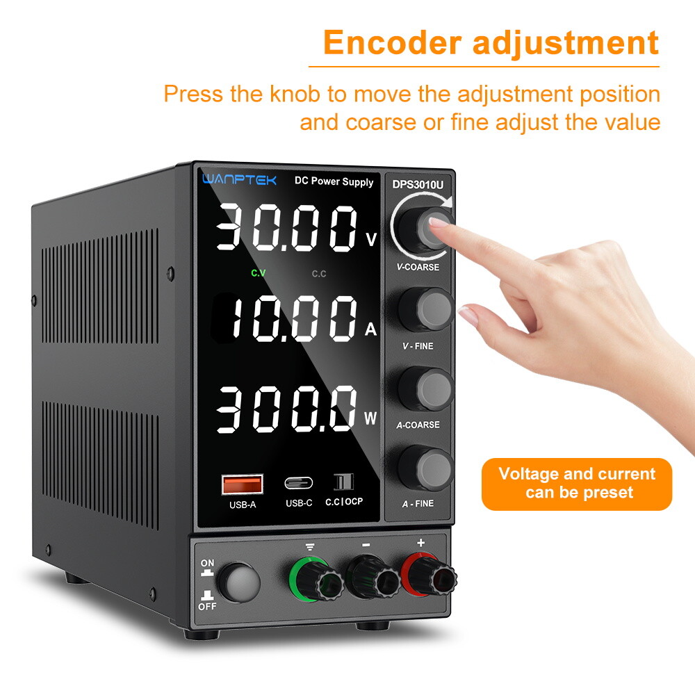 0~30V 5A Adjustable Variable DC Bench Power Supply Variable DC Power switching