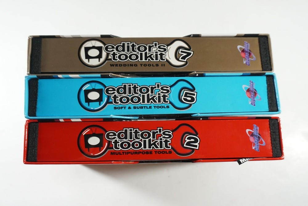 Digital Juice Editor's Toolkit 2/5/7, 3 Sets Bundle, Open Box, FREE Ship!!!