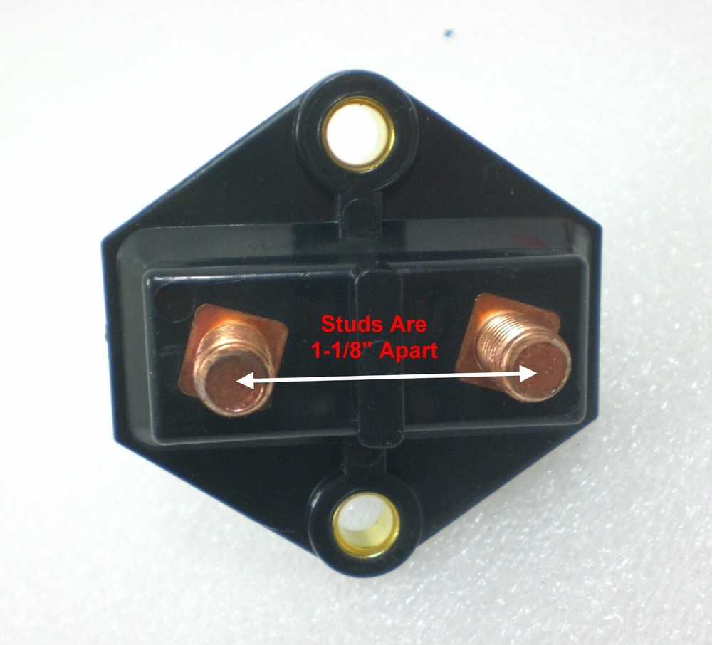 12 Volt DC Heavy-Duty Start Momentary Push-Button Starter Switch (50 Amps)