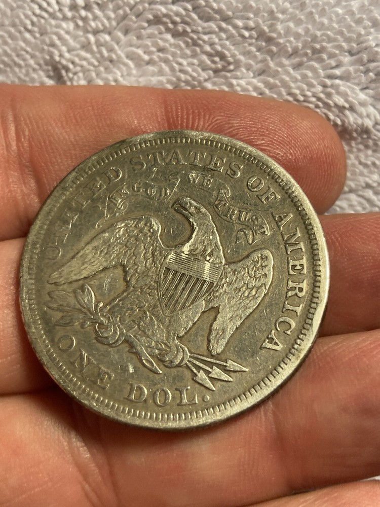1871 seated liberty dollar