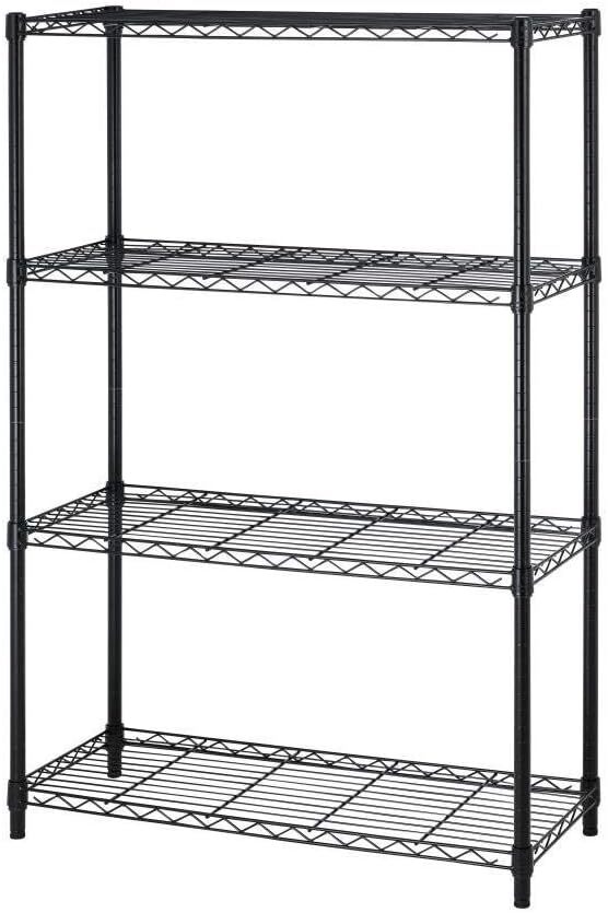 4 Tier Shelving Unit NSF Wire Shelving Shelving Organizer 1000 Load Capacity
