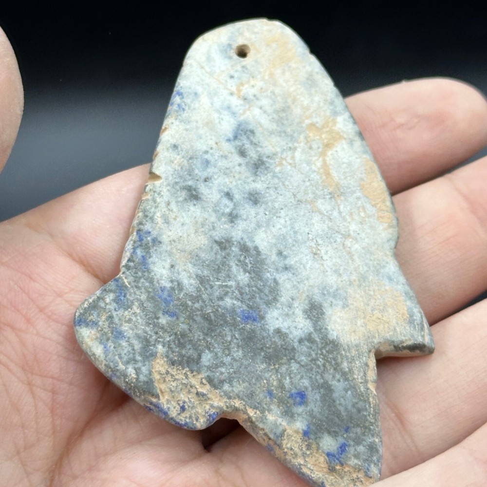 Ancient Near Eastern Sasanian King Lapis Amulet E