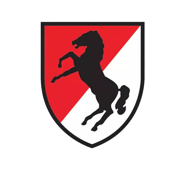 US 11th Armored Cavalry Regiment Patch Sticker Decal