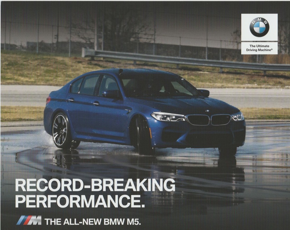 2018 Johan Schwartz BMW M5 World Record Drifting postcard