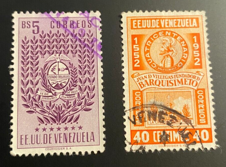 Venezuela Scott # 638 & C444 - Used VF - Catalog $7.00