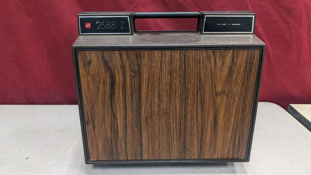Vintage Gaf Automatic Threading Dual 8 Movie Projector