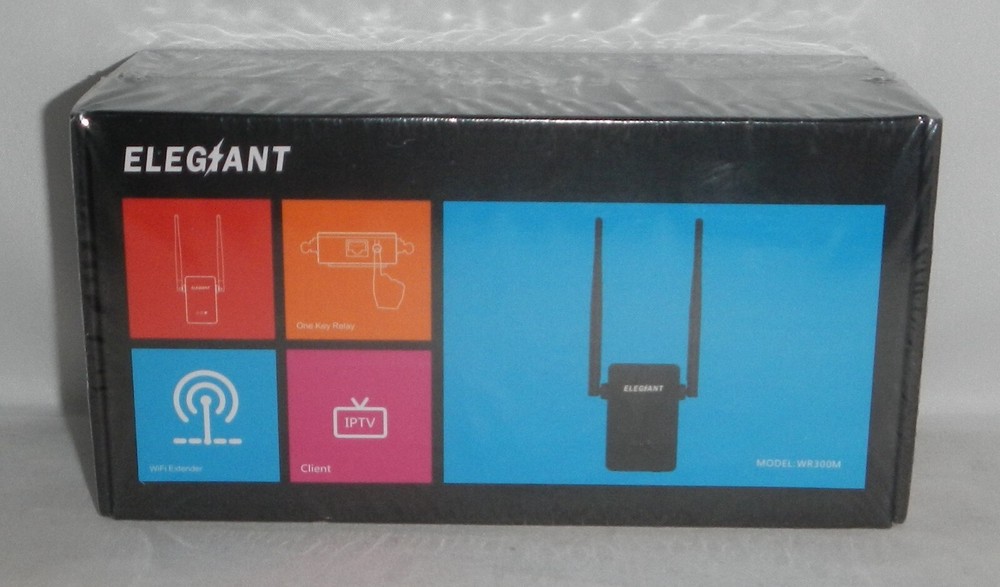 NEW Sealed Elegiant WiFi Range Extender Model WR300M