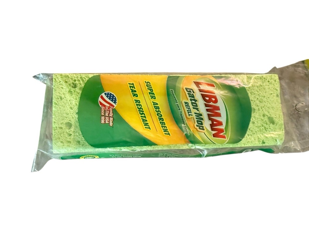 LIBMAN Nitty Gritty Roller Mop Head Refill 10 Inch SEALED