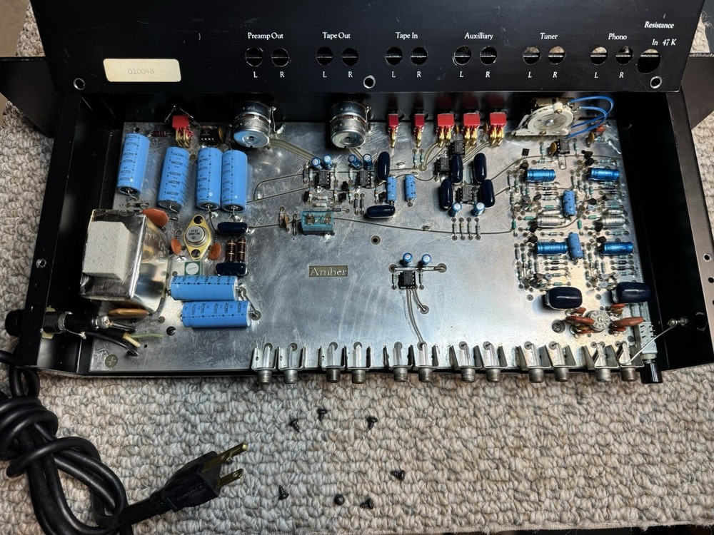 Vintage Amber preamp one - Tested , Works
