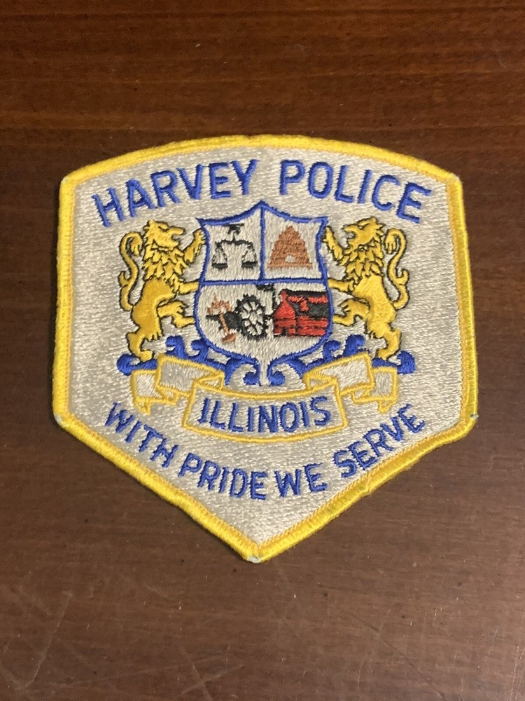 HARVEY ILLINOIS POLICE SHOULDER PATCH IL