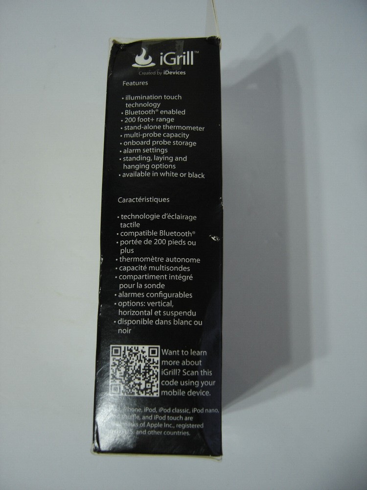 iGrill Wireless Cooking Thermometer iphone/ipad/ipod iDevices Bluetooth