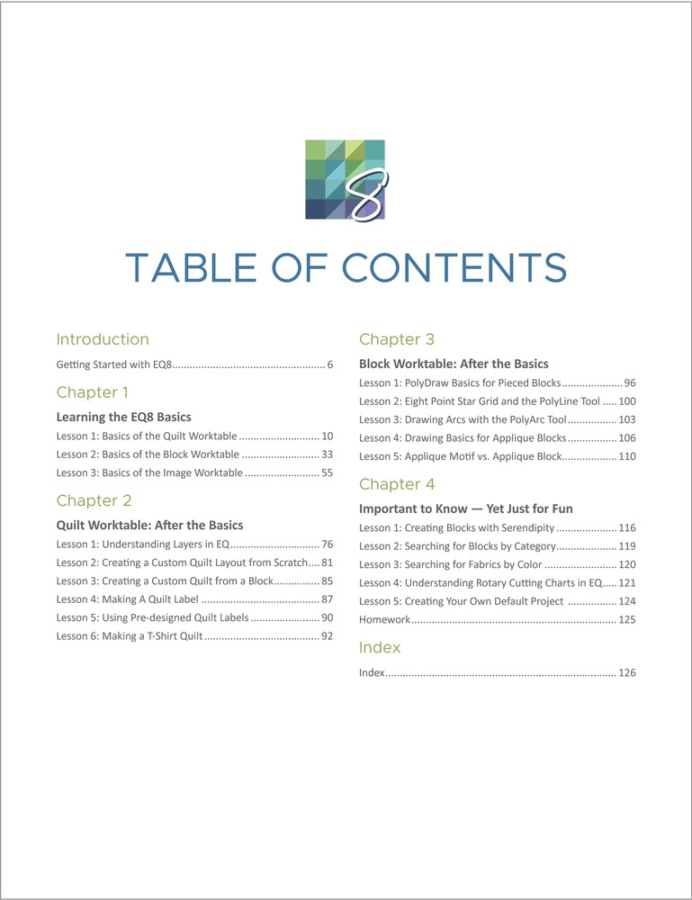 Electric Quilt 8 Lessons For Beginners