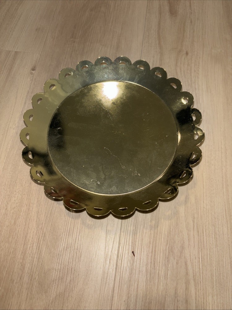 Spritz gold cake stand metal, lightweight