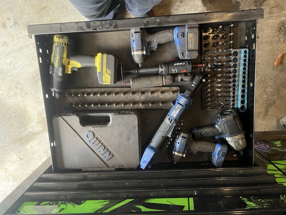 Snap On Tool Box And Us General Roll Cart
