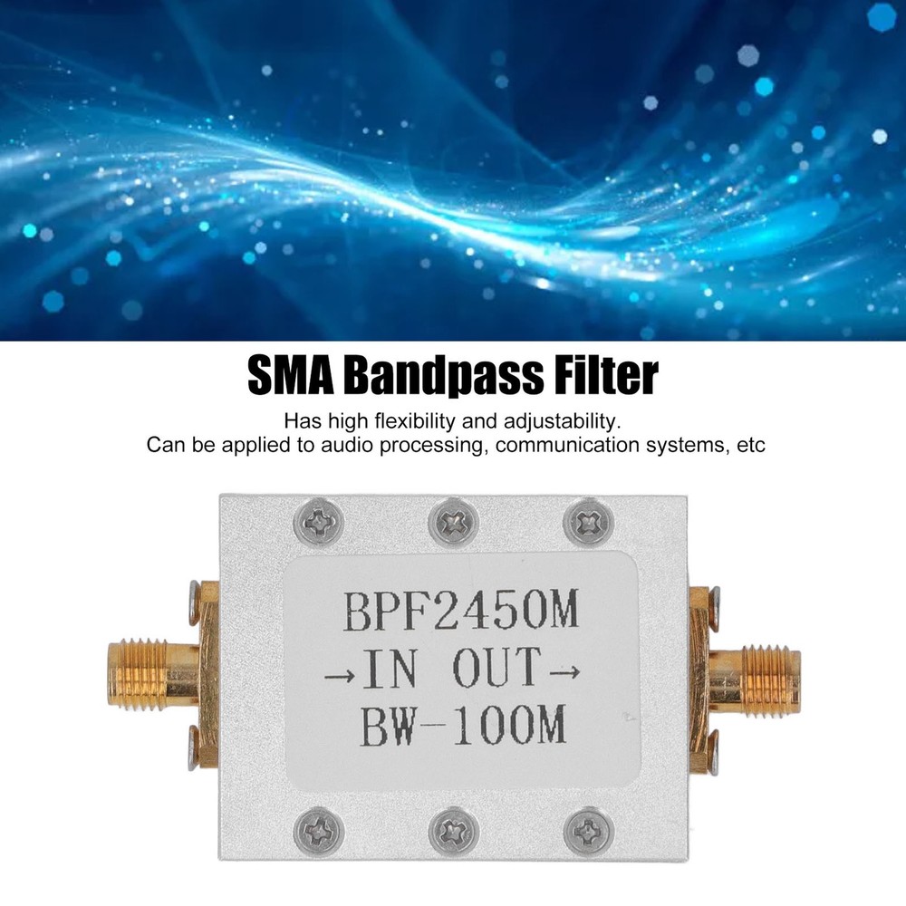 2.4G 2450MHz Bandpass Filter SMA Interface Bandpass Filter Module Accesory