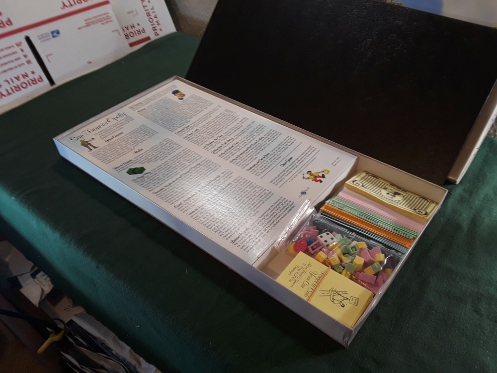 San Fransisco Opoly Vintage Board Game 1995, pre-owned,Complete