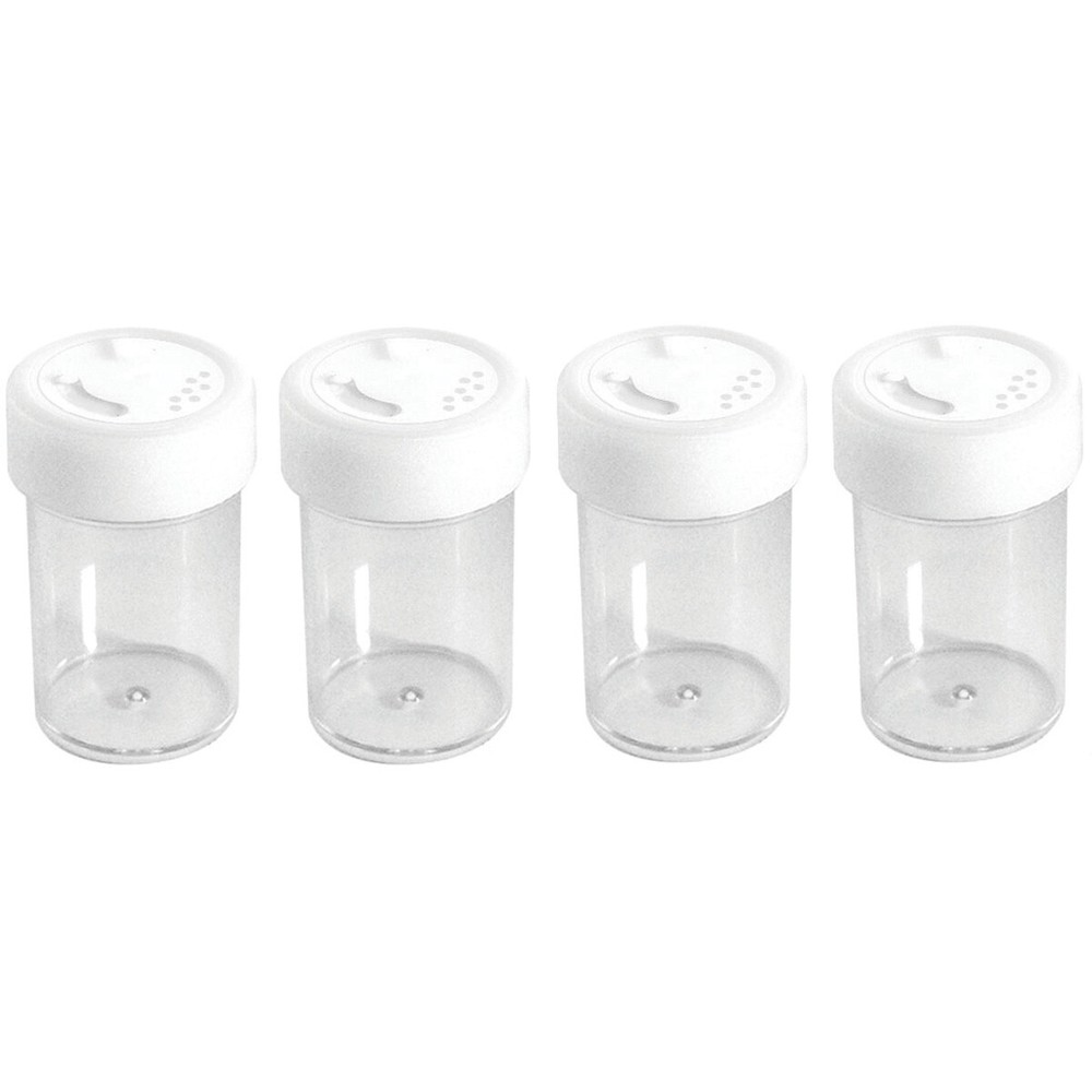 Glitter Shaker Jars 2" 4/Pkg Empty