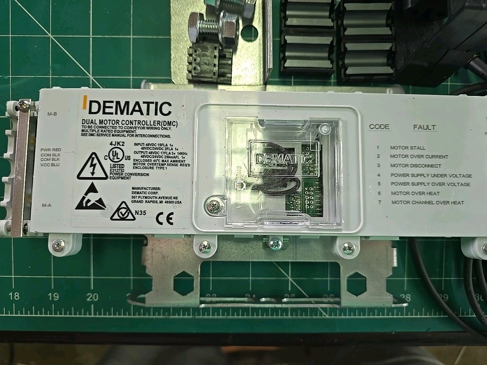 DEMATIC DUEL MOTOR CONTROLLER K0419-07AAA REV. AH