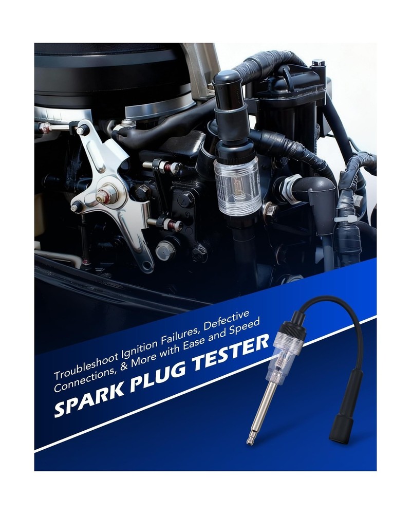 Orion Motor Tech Engine Compression Tester Kit, 11 pc Cylinder Compression Te...