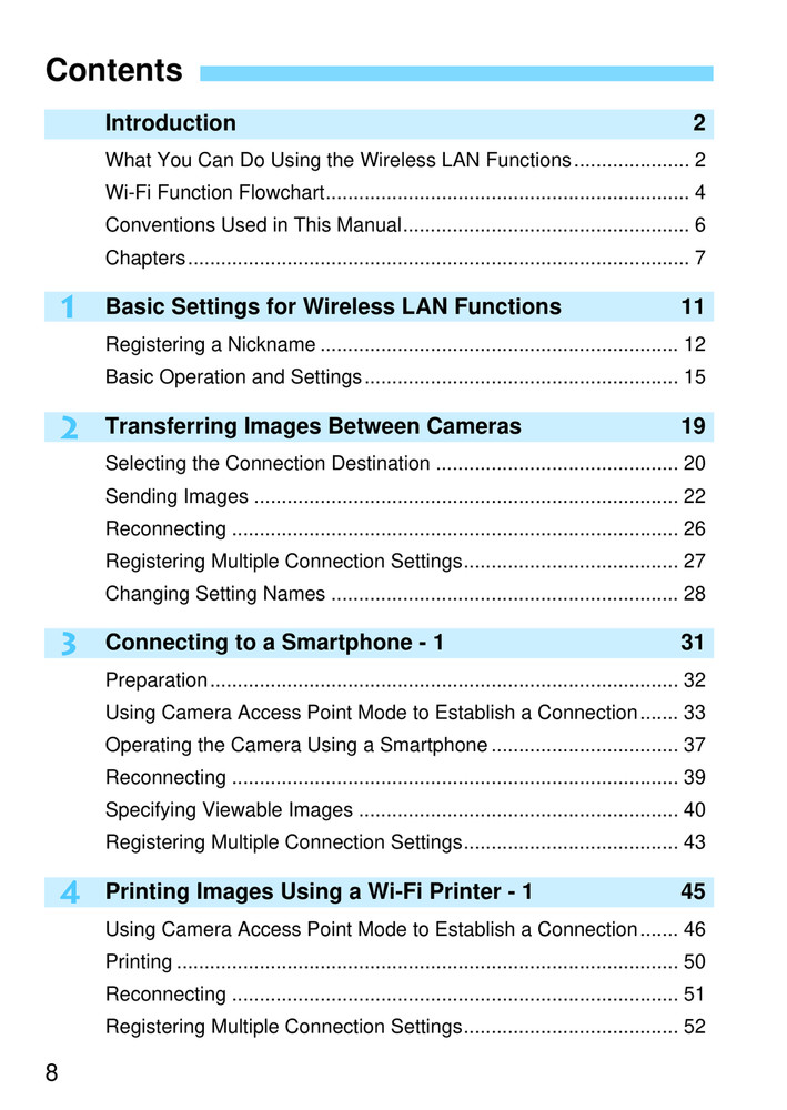 Canon EOS 70D (W) - Wi-Fi Function Instruction Manual - Half Size 5.5x8.5