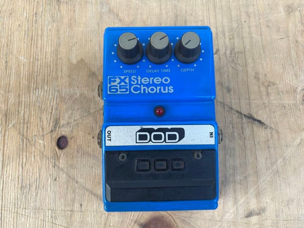 DOD FX65 Stereo Chorus Effects Pedal Used