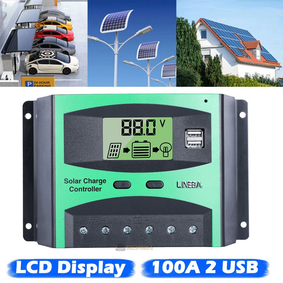 5200W High Performance Solar Charger Controller Compatible with 12V/24V Systems
