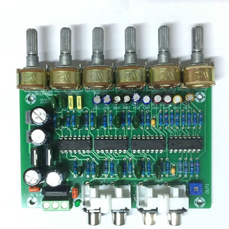 HIFI Enthusiast Preamp Amplifier preamp Two-channel Sound Processing Tone Board