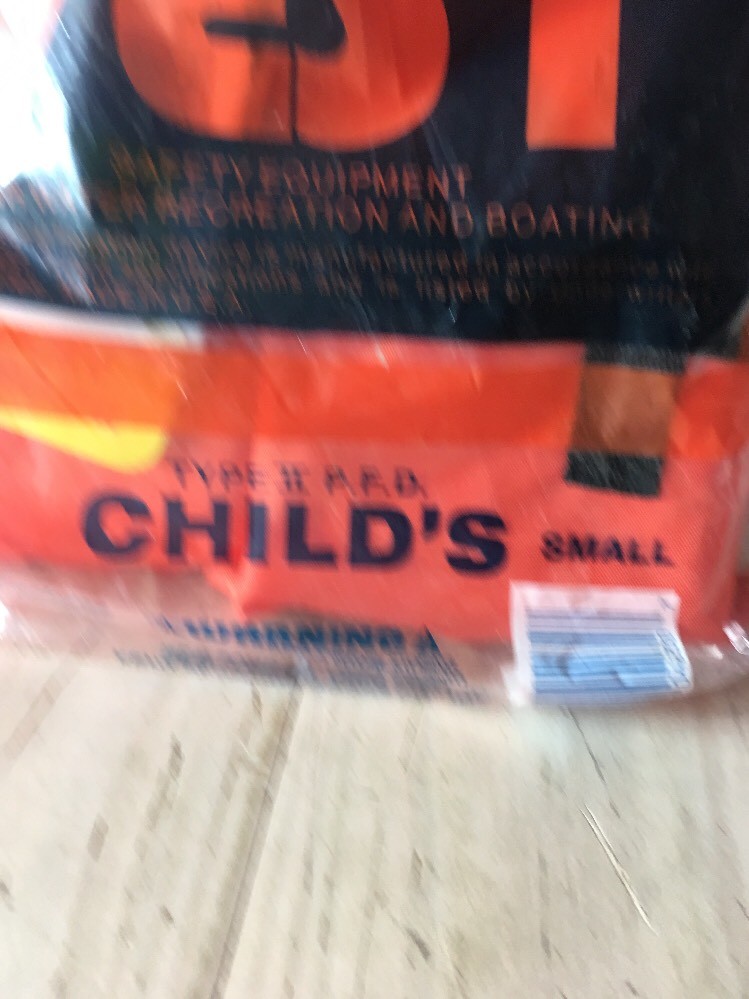 NIP!! 2 Kent Child Type II Life Jacket Small & Medium
