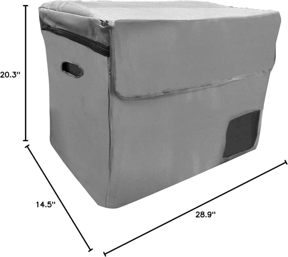 Slim Portable Freezer Transit Bag Grey by Whynter