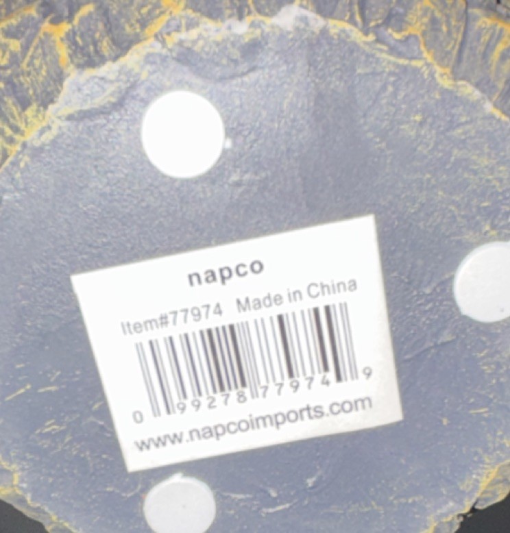 Napco Round Pineapple themed Planter Pot
