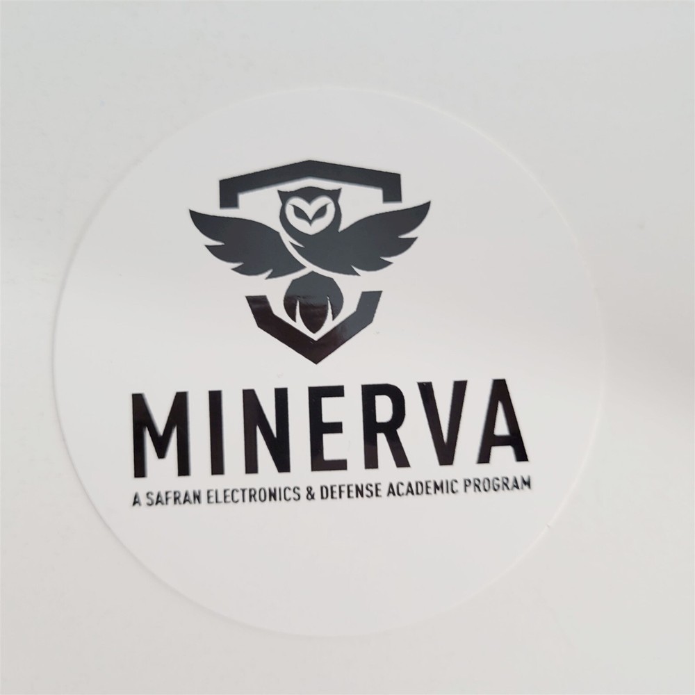 Minerva Safran Electronics & Defense Academic Program Sticker Decal Military