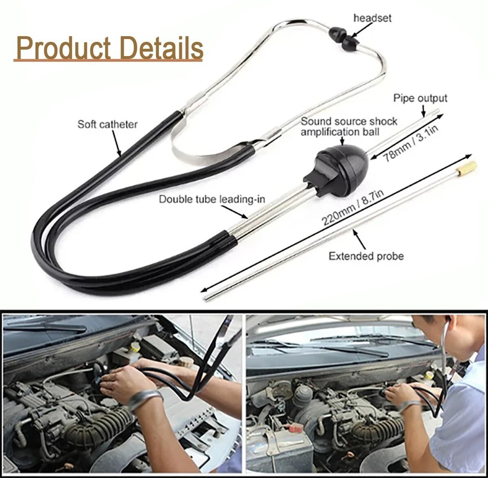 Mechanics Stethoscope Engine Diagnostic Tool Garages Mechanics Tools Car Van