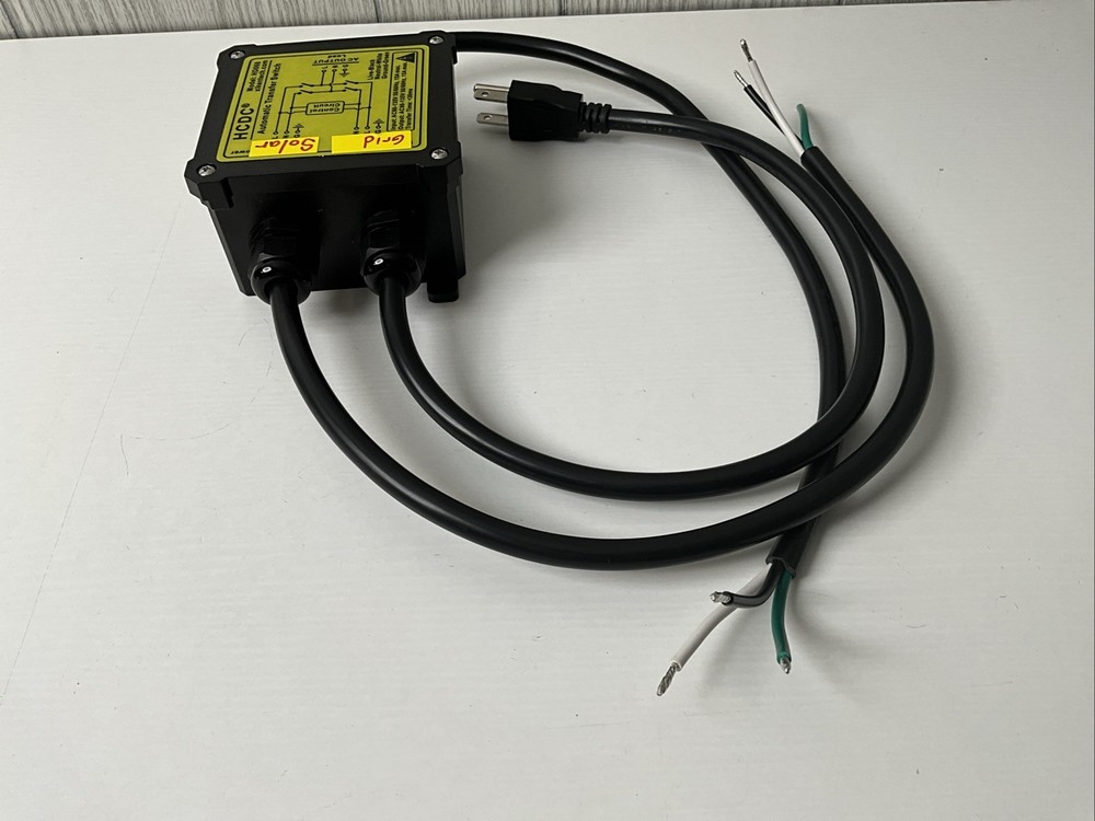 AC120V 15Amp Automatic Transfer Switch, ATS Auto Transfer Switch, HD060 - Used