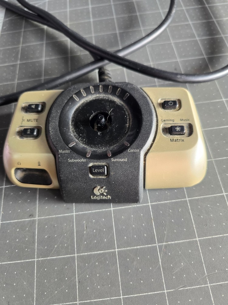 Logitech G51 Volume Controller Sound Wired Remote Pod Control Unit Only OEM 1B