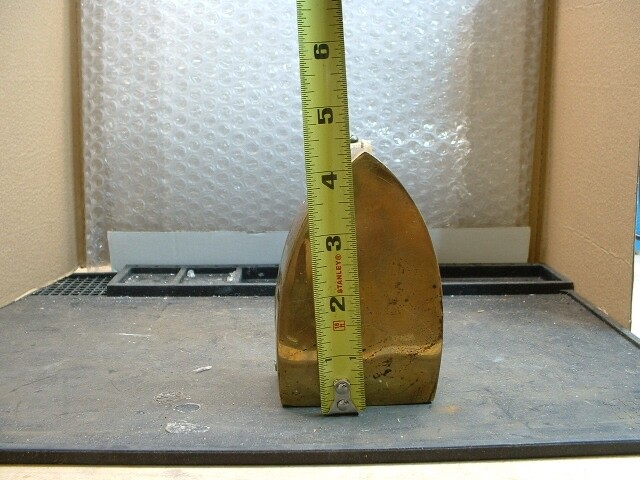 Solid Brass Charcoal Iron