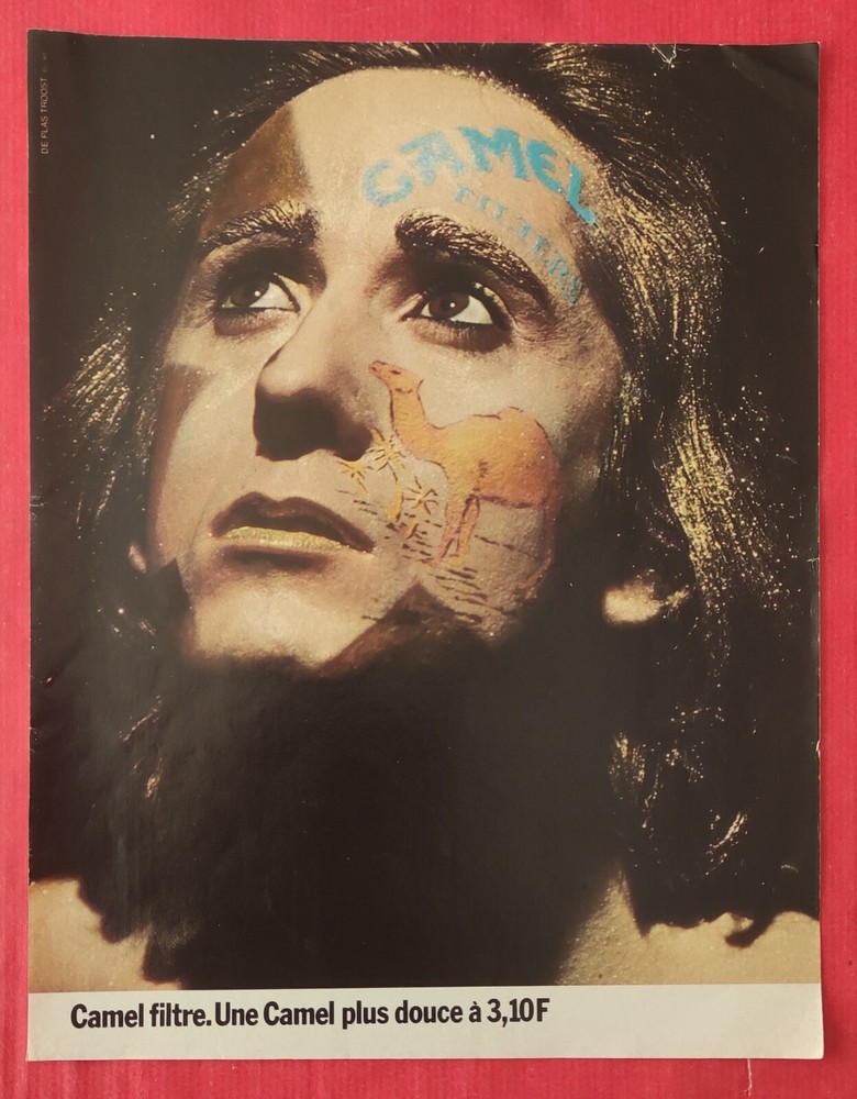 1974 Press Advertising: Cigarette CAMEL 1 Sheet