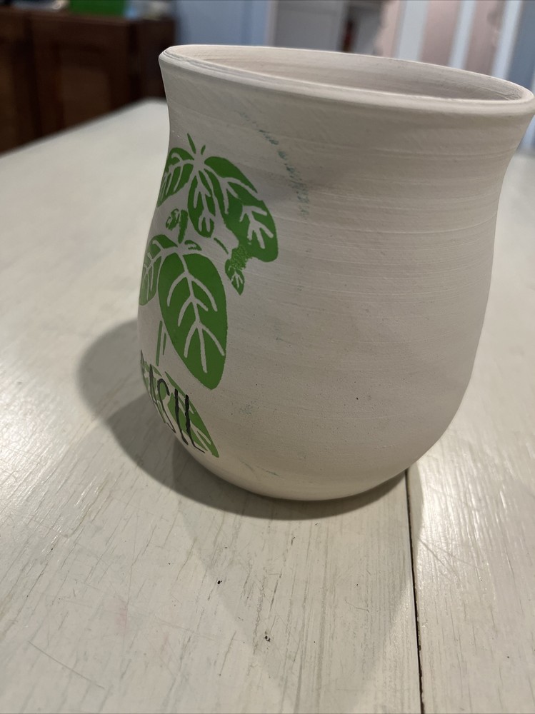 Paul B pottery Basil 4 1/2” planter Vintage 2007