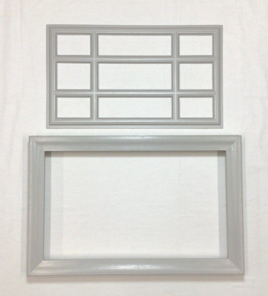 Gray Amarr Garage Door Window Kit Short Panel Frame Insert Grills Glass Options