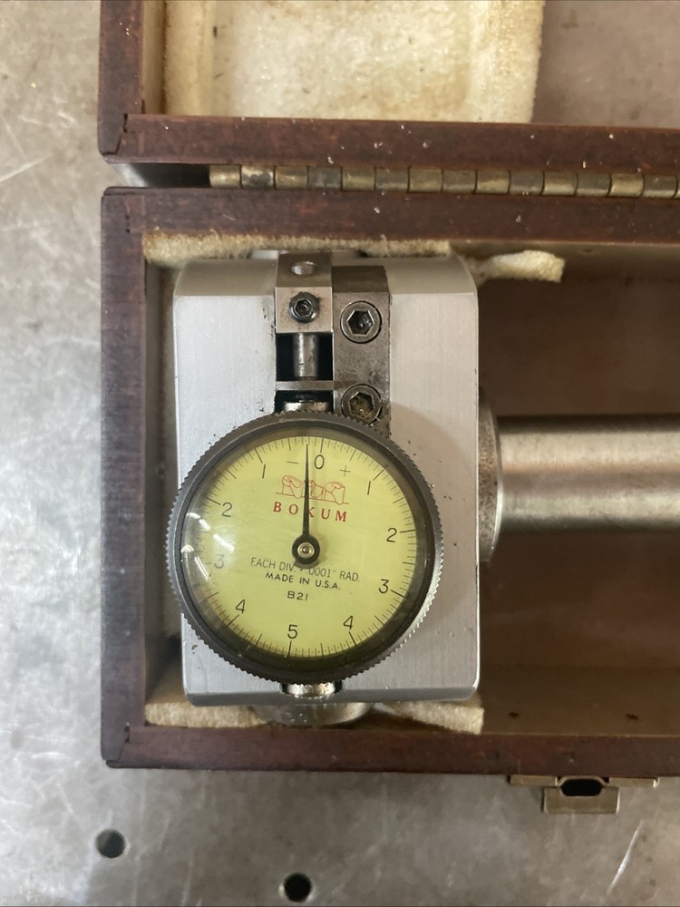​Bokum Micro Dial Boring Head Bulit In Indicator Micro Adjust .0001” W/1” Shank