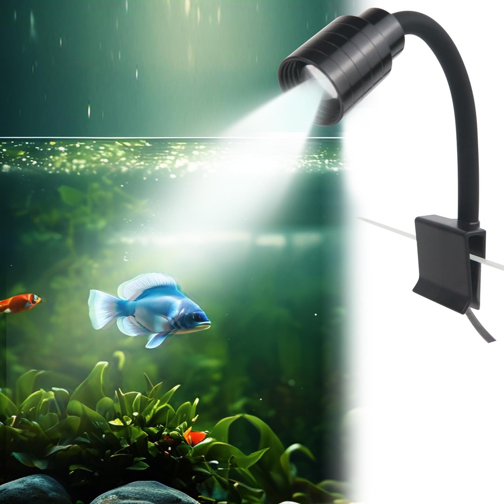 Mini Clip On Aquarium Light Small Dimmable Fish Tank With Dimmer