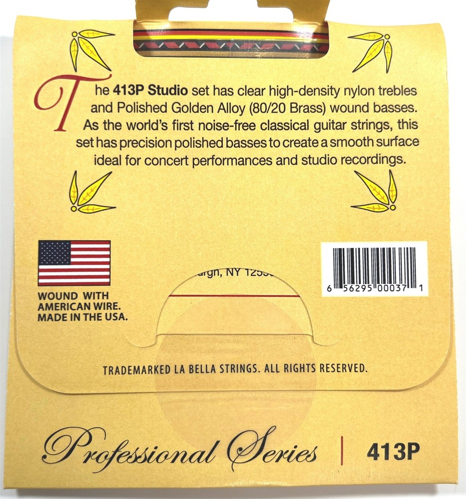 La Bella Guitar Strings 5 Sets Classical Professional Series 413P - Studio