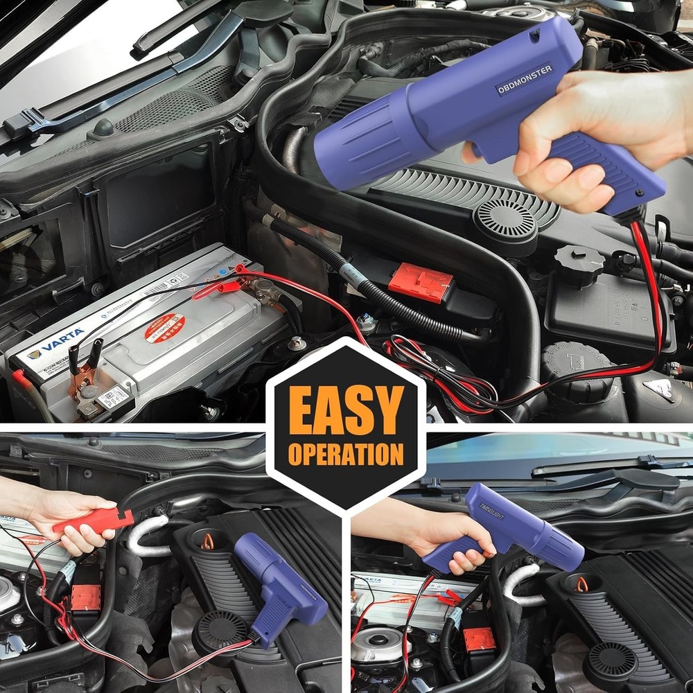 Professional 12V Engine Timing Light - Enhanced Brightness & Durable Design