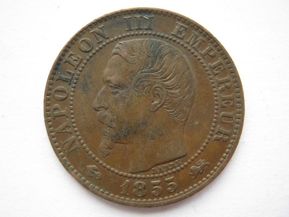 France 1855-D 5 Centimes NEF