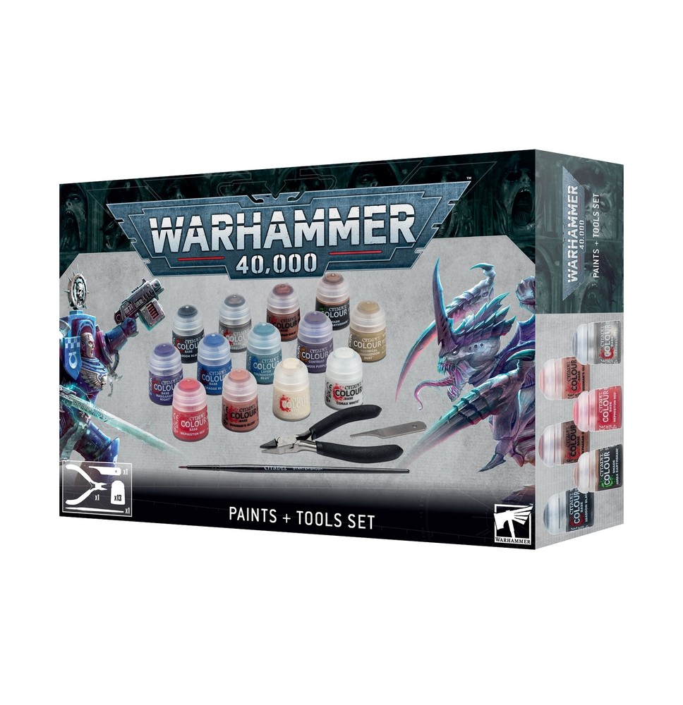 2023 40K Paint and Tools Set Warhammer 40K NIB