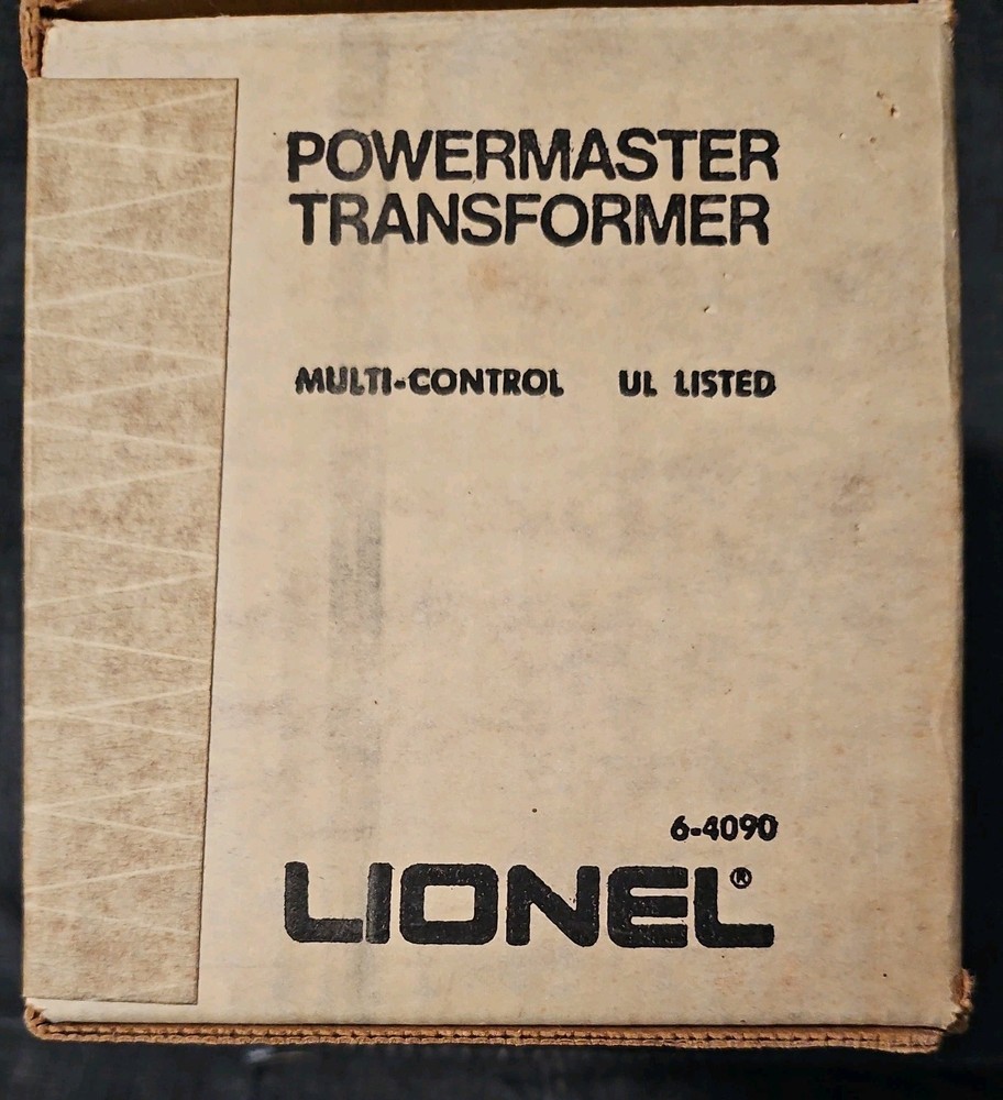 Lionel PowerMaster Multi Control Transformer 6-4090 w/ Original Box Hobby Train