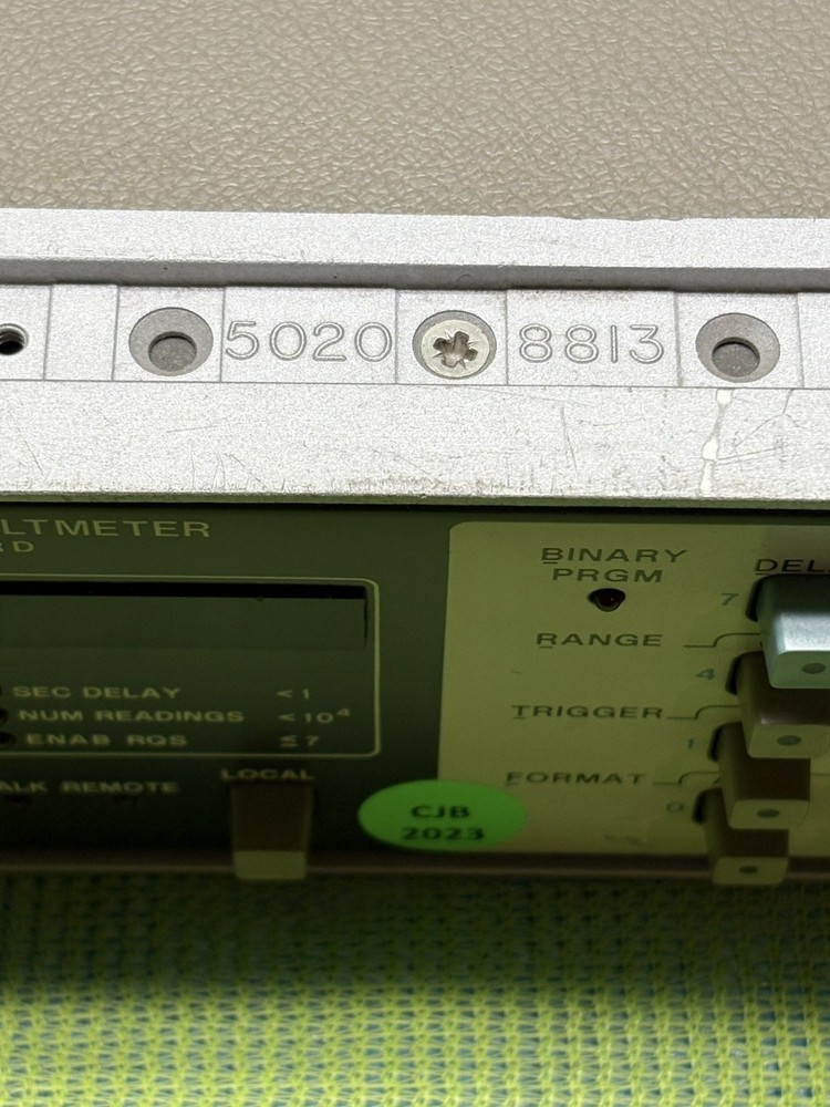 Hewlett Packard 3437A SYSTEM VOLTMETER